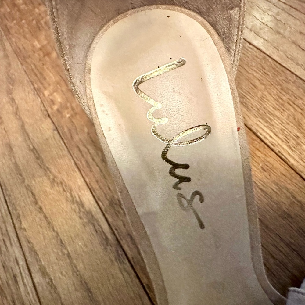 Lulu's Beige Block Heel Sandals - Picture 4 of 8
